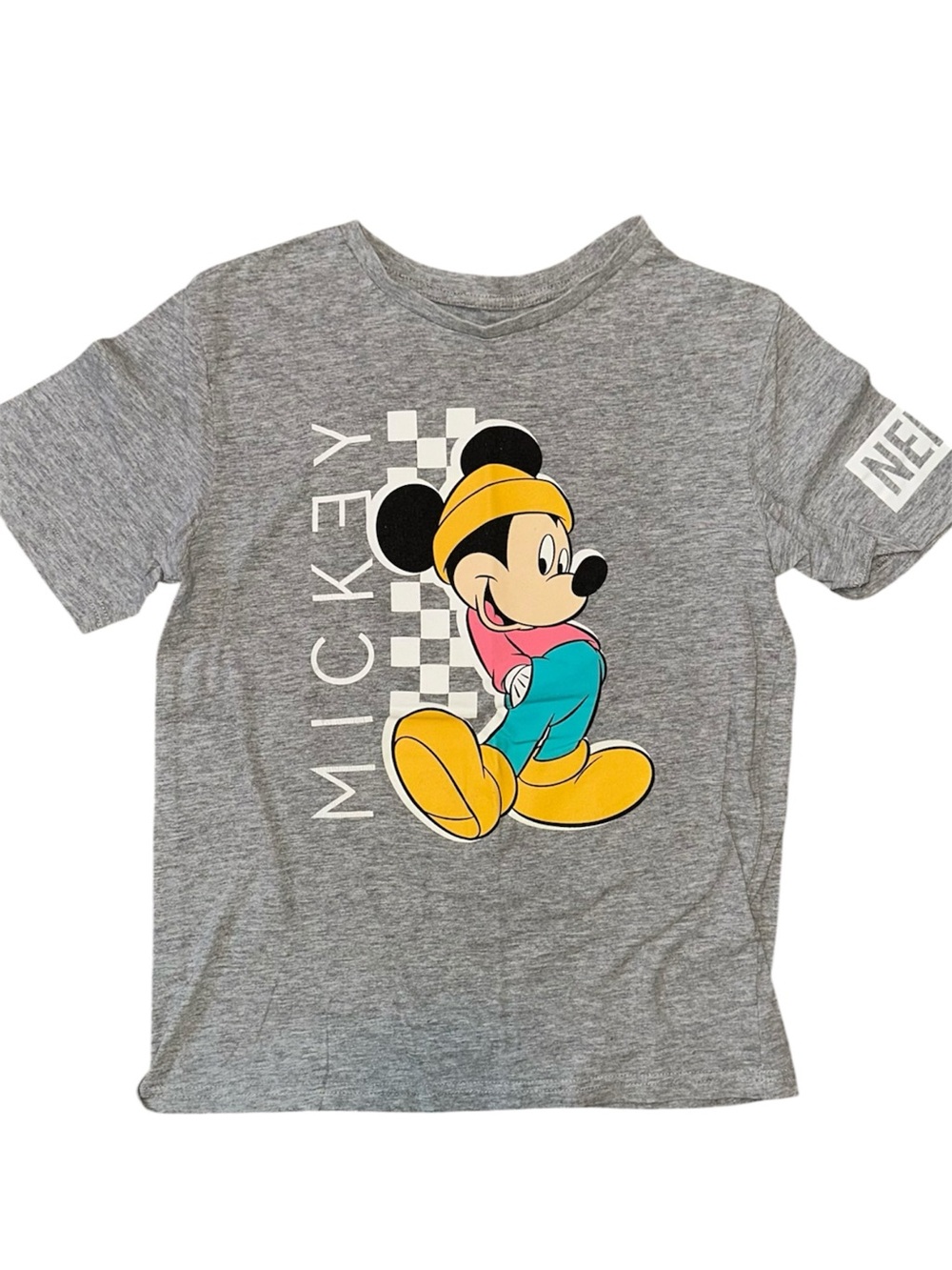 Disney x NEFF Mickey Mouse Grey Graphic Tee for Kids